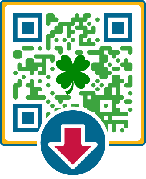 1 x (LUCK) Digitale Code bestand voor print of ontwerp. Direct verzonden.